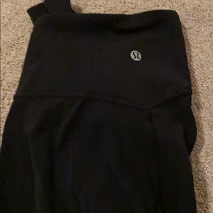 Black lululemon joggers